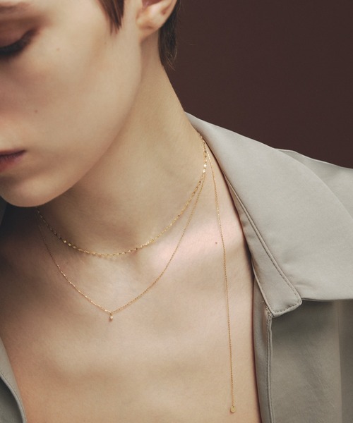 ルボンボン　ダイヤモンドネックレス les bonbon（ルボンボン） ネックレス adjustable diamond necklace