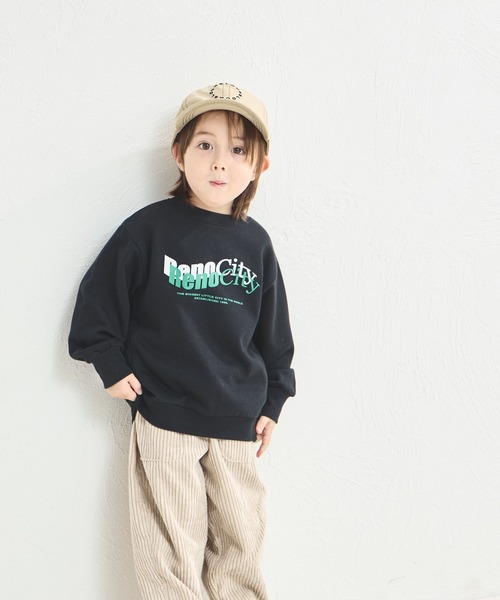まなぽん トレーナー 80 pairmanon トレーナー 裏毛 選べる8デザイン ポップ プリント