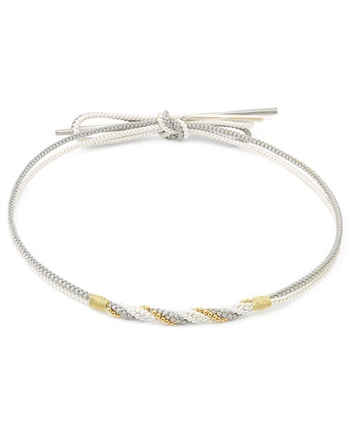 SOUBIEN（創美苑） 帯締め ねじりパールの帯飾り フェイクパール