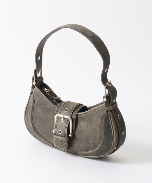 [OSOI] HOBO BROCLE BAG ショルダーバッグ ☆関税込☆ Osoi Hobo Brocle buckle-fastening Shoulder Bag | Black