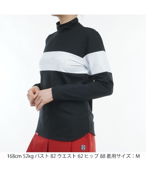 Admiral Golf（アドミラルゴルフ） tシャツ 裏起毛 メタルロゴ LS