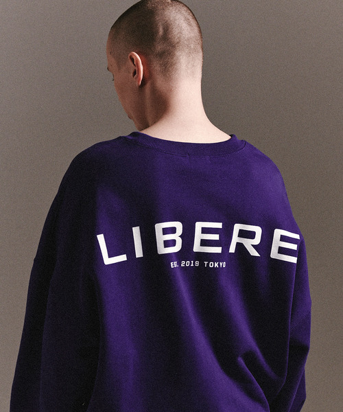 LIBERE リベーレ / LOGO SWEATSHIRT 2 ロゴプリントビッグ