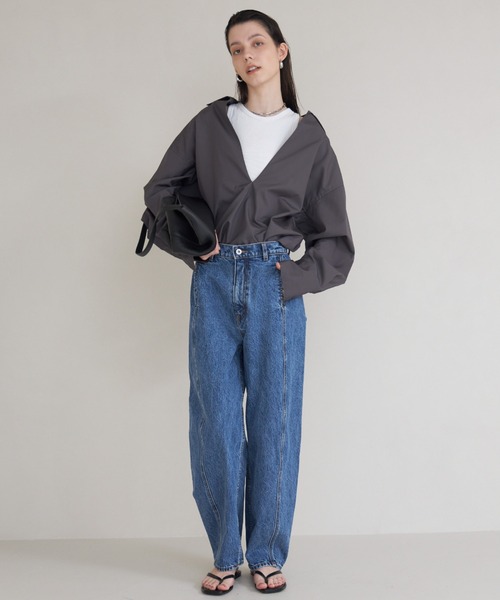 CREDONA ブラウス シャツ 「THE C」 SKIPPER SHIRT/スキッパー