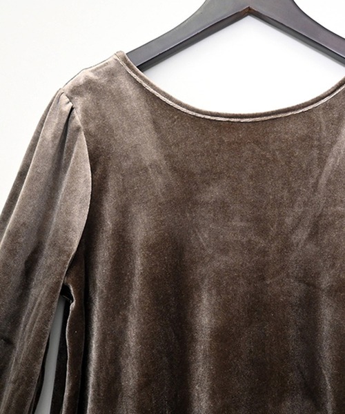 STYLEBLOCK（スタイルブロック） ワンピース ベロアバックオープン