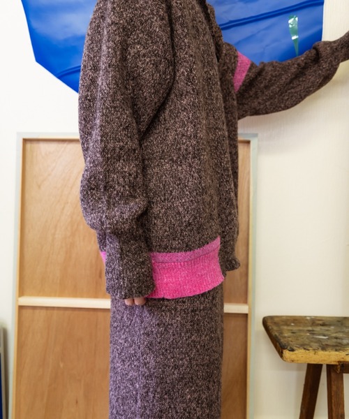 PAMM パム　スキッパーニット　ピンク PAMMのスキッパーニット – pamm.officialstore