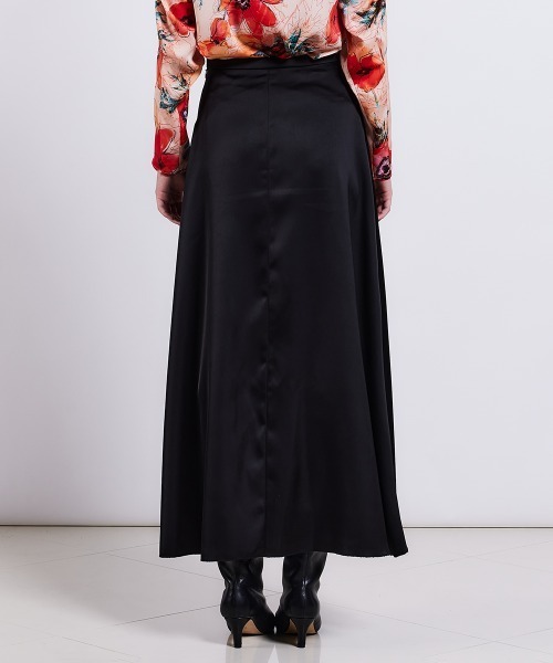 Sov. スカート サテンマキシスカート レディース : ZOZOTOWN Yahoo!店 