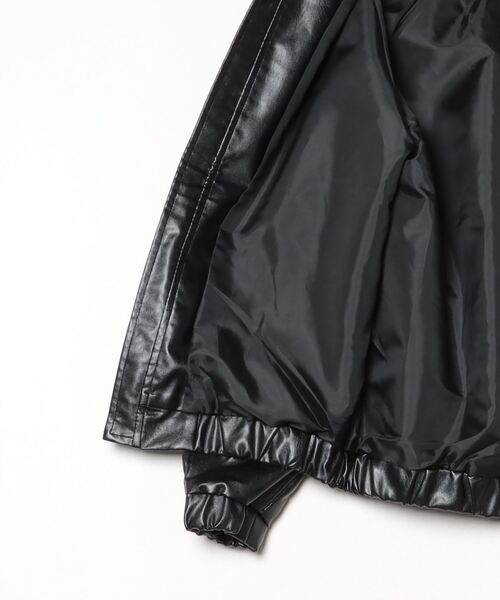 美品 NO ID. 本革 ベロア スタジャン レザージャケット vintage CALIFORNIA OUTFITTERS スタジャン 2-11B32 PU レザー ジャケット