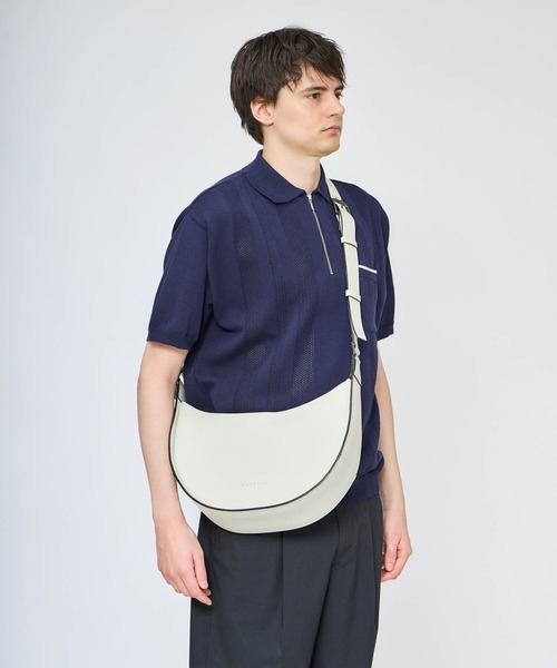 ❤️ GRIS BLACK ❤️ ショルダーバック❤️ gris ほぼ新品 スタイルブロック STYLEBLOCK 三日月型PUレザーショルダーバッグ