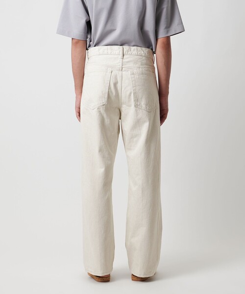 UNITED ARROWS ジーンズ アイボリー バギー デニムパンツ メンズ