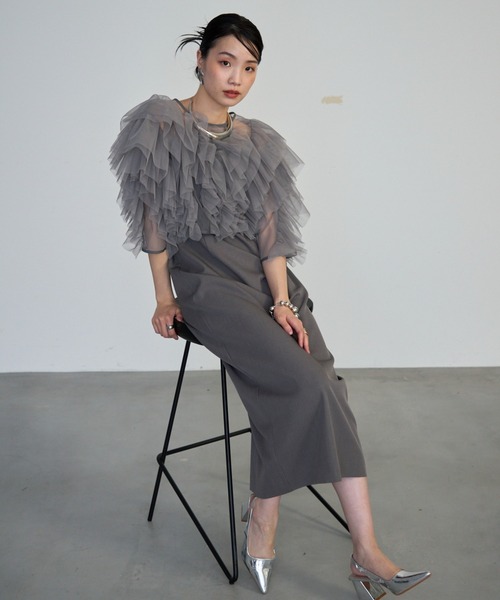 Trish チュールボレロ&ワンピース Trish ワンピース チュールボレロ＆ワンピース : ZOZOTOWN Yahoo