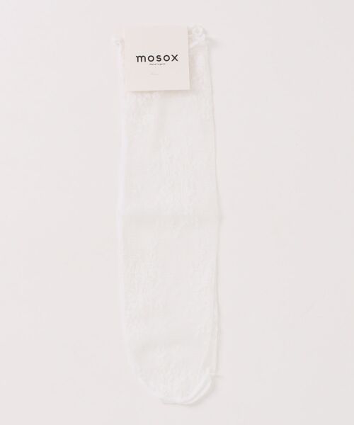 mosox ハイソックス 靴下 花柄レースソックス レディース : ZOZOTOWN