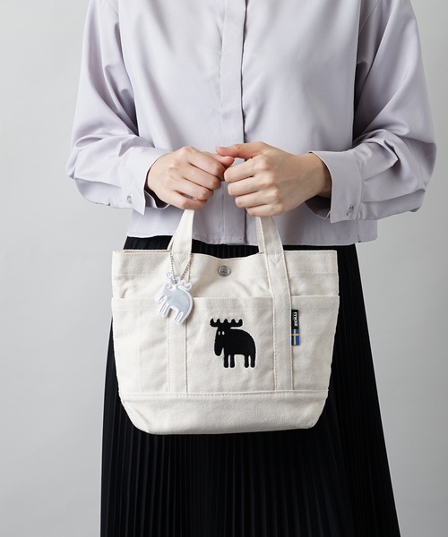 moz（モズ） エコバッグ リフレクター付き キャンバスランチトート