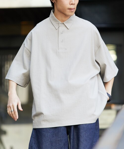 メンズ ポロシャツ オーバーサイズシャツ ストリート Z05217 楽天市場】メゾンキツネ MAISON KITSUNE MM00202KJ7010