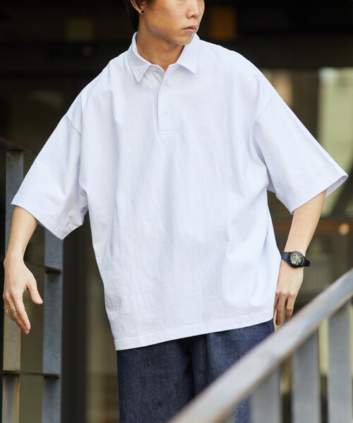 FREAK'S STORE 「FREAK'S STORE」 半袖ポロシャツ LARGE グレー