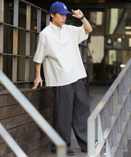 FREAK'S STORE 「FREAK'S STORE」 半袖ポロシャツ LARGE グレー