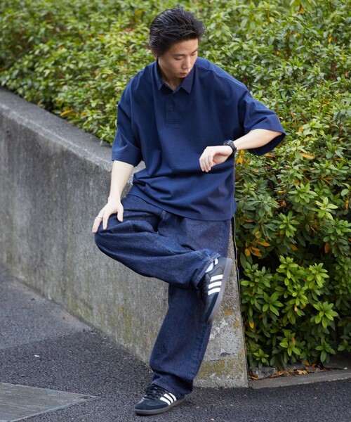 FREAK'S STORE 「FREAK'S STORE」 半袖ポロシャツ LARGE グレー