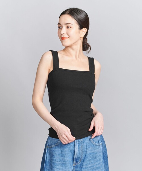 tシャツ コットンブレンド ベア タンクトップ レディース