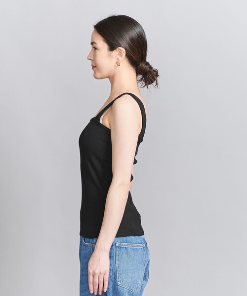 tシャツ コットンブレンド ベア タンクトップ レディース BEAUTY＆YOUTH UNITED ARROWS tシャツ コットンブレンド ベア