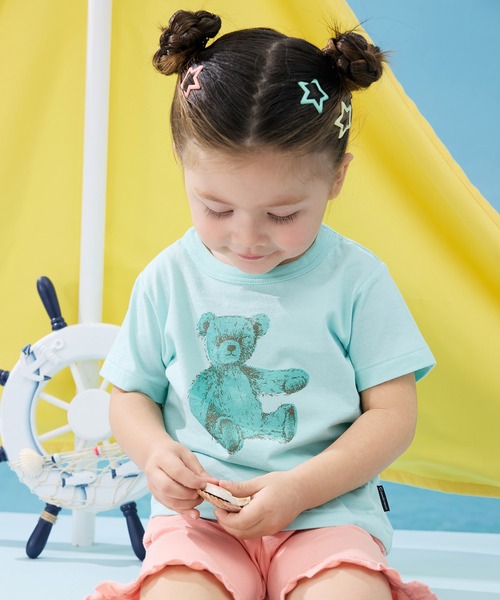 Combi mini tシャツ さらクールTシャツ（クマ） キッズ 子供服 男の子