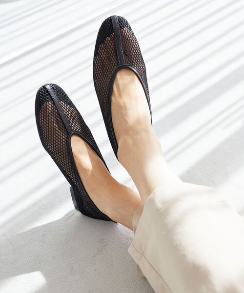 le.coeur blanc パンプス REMME メッシュシアーパンプス