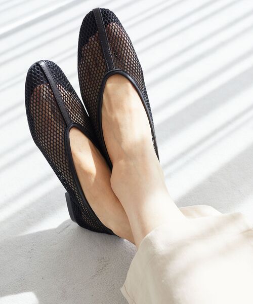 le.coeur blanc パンプス REMME メッシュシアーパンプス