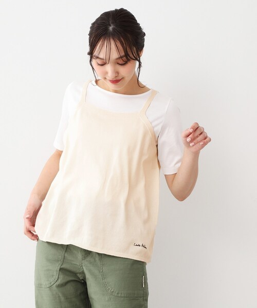LAURA ASHLEY（ローラアシュレイ） タンクトップ ノースリーブ 「日本 