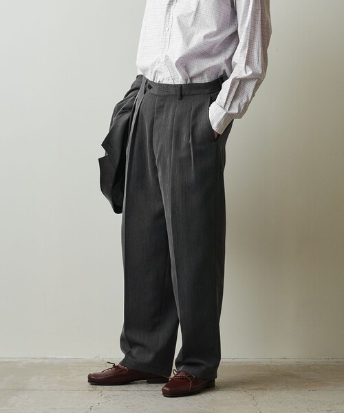 STEVEN ALAN スラックス 「Steven Alan」 PE/L ブッチャー イン