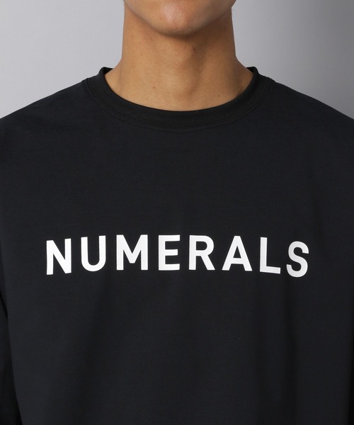 NUMERALS（ヌメラルズ） tシャツ 「NUMERALS」ストレッチロゴロング