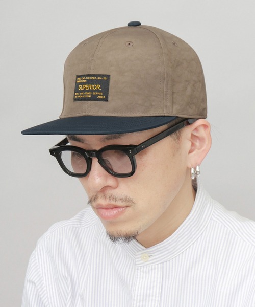 A.M.S. メッシュキャップ キャップ 帽子 撥水 ムラ染風 ワッシャー