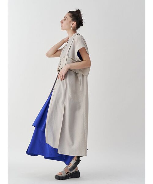 UN3D. パンツ TYPEWRITER ASYMME LAYERED PT / タイプライター