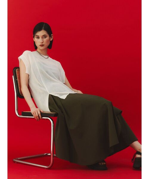 値下 UN3D TYPEWRITER ASYMME LAYERED PT UN3D. パンツ TYPEWRITER ASYMME LAYERED PT / タイプライター