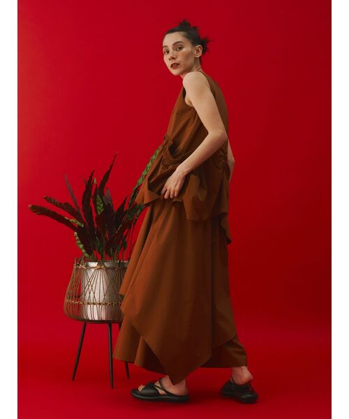 UN3D. パンツ TYPEWRITER ASYMME LAYERED PT / タイプライターアシメ