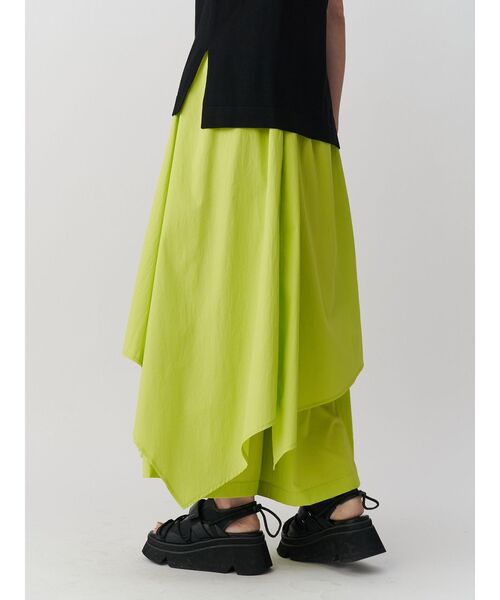 UN3D. パンツ TYPEWRITER ASYMME LAYERED PT / タイプライター