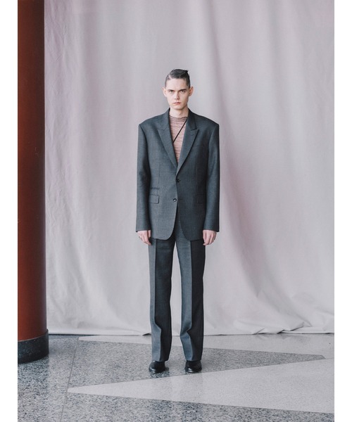 品質満点 JOHN LAWRENCE SULLIVAN スラックス WOOL STRAIGHT TROUSERS スーツ