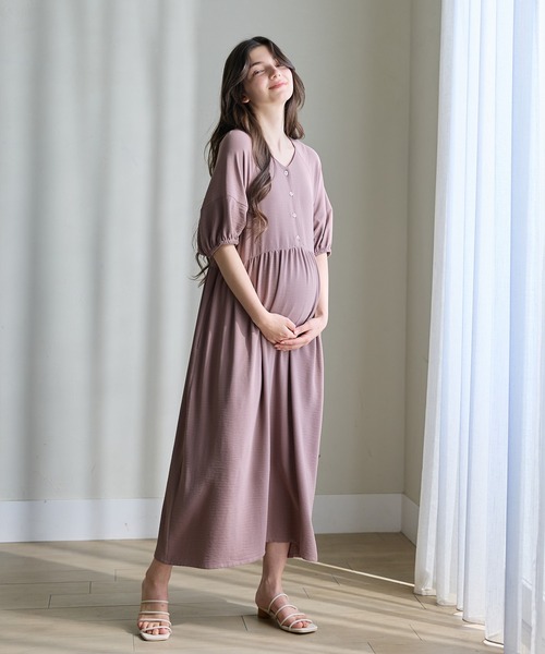 Rosemadame（ローズマダム） マタニティ 「接触冷感」リネンライク袖