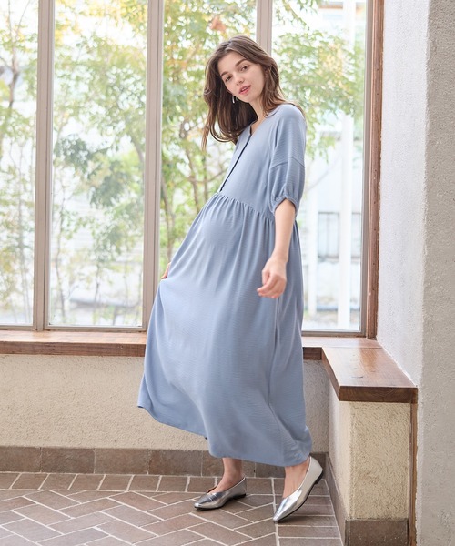 Rosemadame（ローズマダム） マタニティ 「接触冷感」リネンライク袖