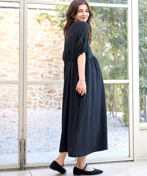 Rosemadame マタニティ 「接触冷感」リネンライク袖ボリューム