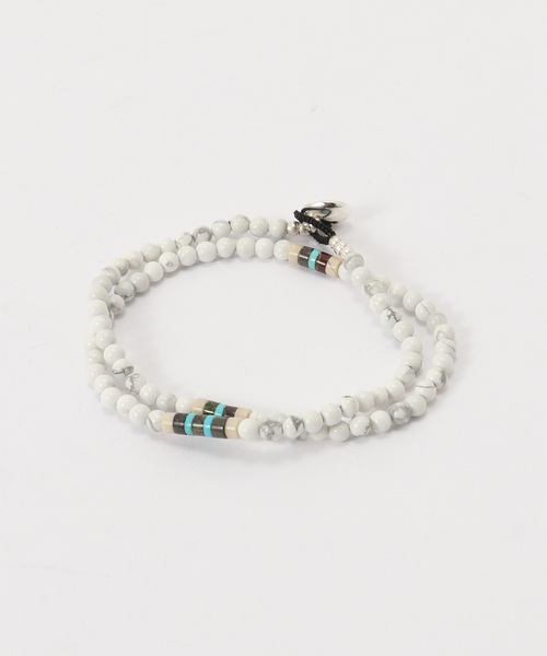 ミキア  mikia   ネックレス  ストーン FRAMeWORK ネックレス MIKIA/ミキア 4mm stone double wrap