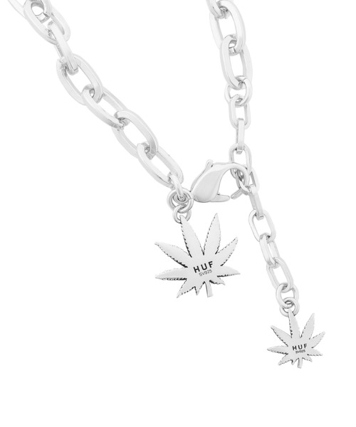 HUF ブレスレット シルバー HUF ブレスレット PLANTLIFE COIN BRACELET / ハフ シルバー
