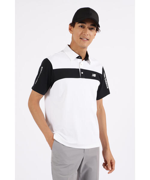 New balance ゴルフシャツ New Balance Golf シャツ 「new balance golf」UVカット 半袖