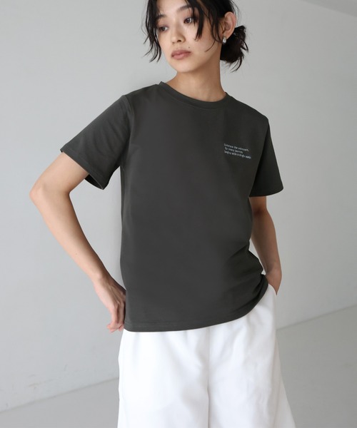 tシャツ スムース刺繍Tシャツ レディース タコさん達 刺繍 Tシャツ レディース Tシャツ honok（刺繍専門店
