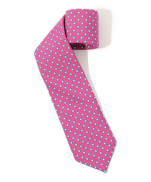 Seaward＆stearn ネクタイ Seaward ＆ Stearn シルクプリント ネクタイ
