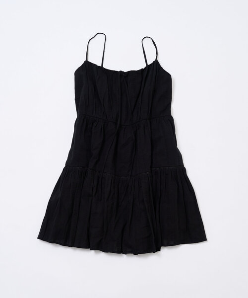 8日限定値下げ！コットンレースキャミワンピ エムライン mline｜8日