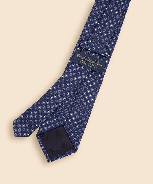 【今季完売品】Brooks Brothers シルクカルザイタイ BROOKS BROTHERS ネクタイ シルク フラワーモチーフ ジャカード