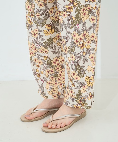 コレックス（collex）/ボタニカルプリントパンツ collex（コレックス） パンツ ボタニカルプリントパンツ レディース
