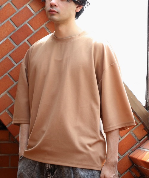 8（eight） tシャツ 切替ワイドシルエットTシャツ メンズ