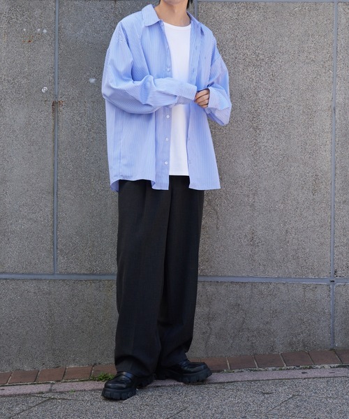 COLONY CLOTHING長袖シャツLサイズ COLONY CLOTHING コロニークロージング プールサイドシャツ