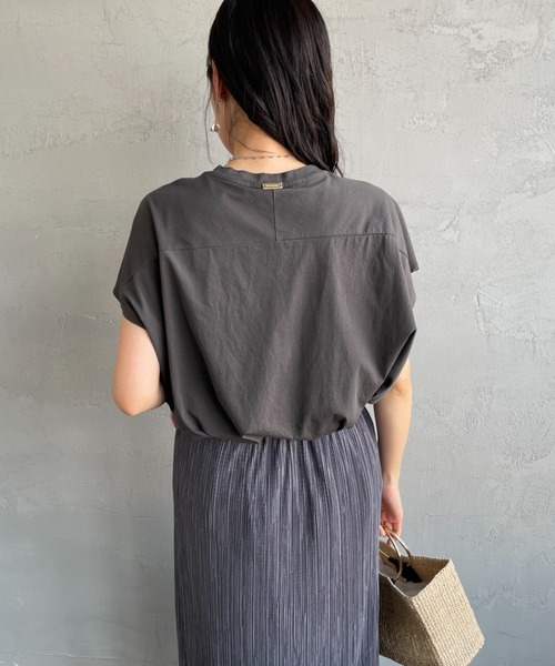 tシャツ 「MICA＆DEAL/マイカアンドディール」 別注 MARGE フレンチスリーブ ロゴプリントTシャツ レディース MICA&DEAL tシャツ 「MICA＆DEAL/マイカアンドディール」 別注