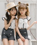 水着 「セパレート2点セット」バイカラーリボン...の詳細画像1