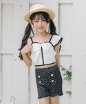 水着 「セパレート2点セット」バイカラーリボン...の詳細画像2